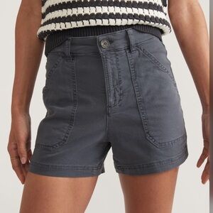 Marine layer Maya gray utility shorts 4 NWT